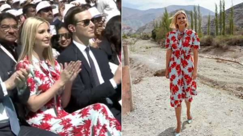 Is Ivanka Trump come to India wearing old dress? Pictures going viral