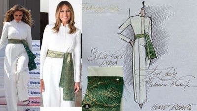 Melania Trump has something special in this dress, It has a deep connection with India