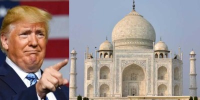 President Trump arrives to visit 'Taj', CM Yogi welcomed in Agra