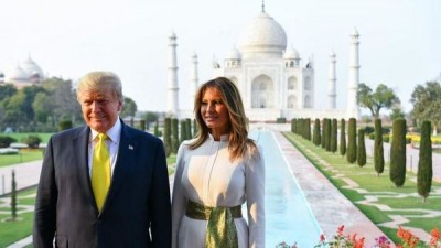 Donald Trump mesmerized by Taj's beauty, wrote this in visitor's book