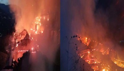 शिमला में और भी भयानक हुआ मंज़र, आग की चपेट में आने से ख़ाक हुए कई घर