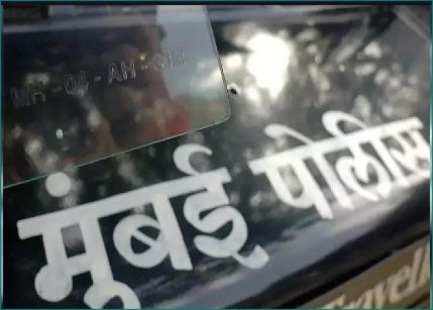 Three colour code stickers for vehicles with essential services issued in Mumbai
