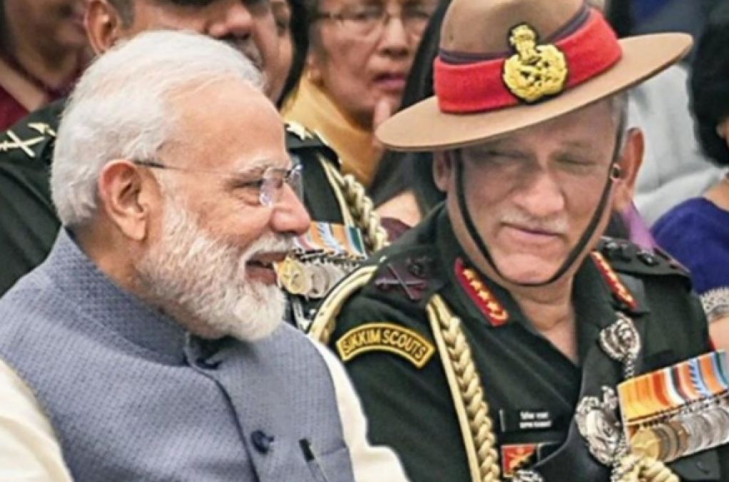 PM Modi congratulated Bipin Rawat, wrote special message for serving India