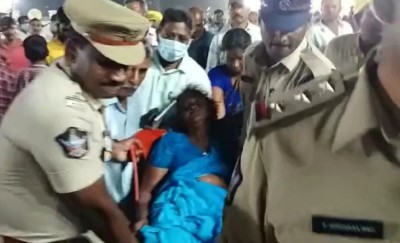 आंध्र प्रदेश: पूर्व सीएम चंद्रबाबू नायडू की रैली में फिर हादसा, भगदड़ में 3 की मौत, कई घायल