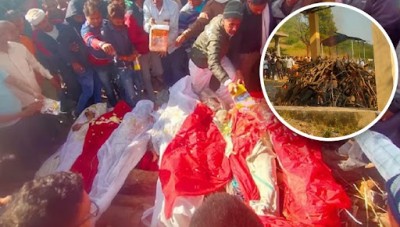 Painful death of 8 people of the same family, 4-year-old innocent lit the funeral pyre
