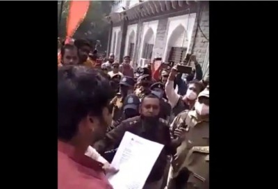 'Nathuram Godse Zindabad...', slogans in support of Kalicharan Maharaj in Indore..., Video viral