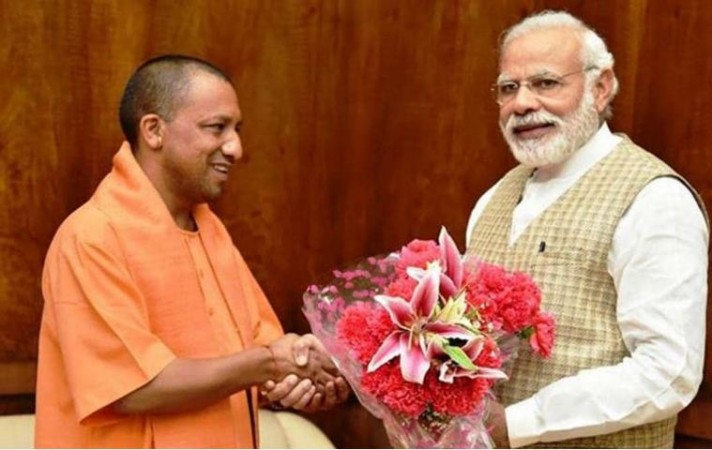 CM Yogi will meet PM Modi today over corona vaccination and cabinet expansion