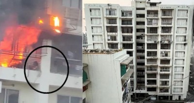 Fierce fire on 7th floor of the Shahibah building, 15-year-old girl burnt to death