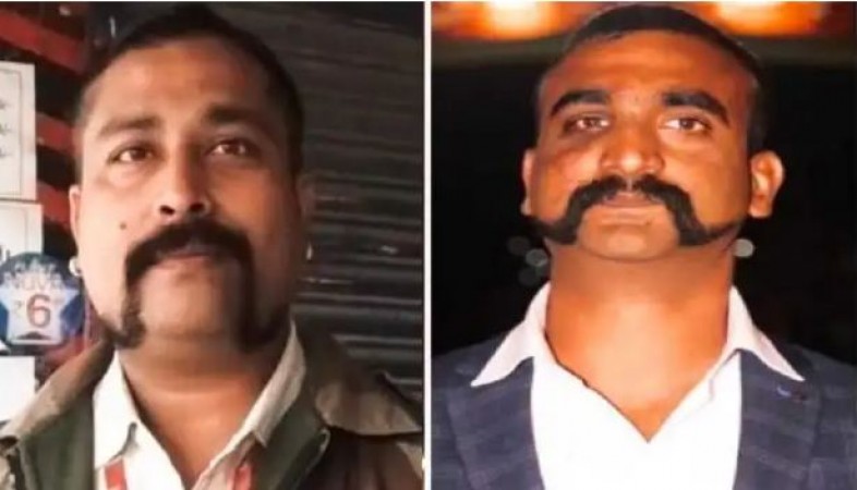 MP policeman suspended for sporting moustache like Abhinandan, video went viral
