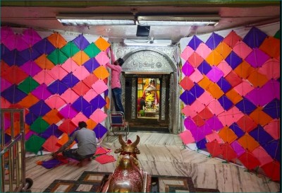 Ujjain: Mahakal temple decorates with colorful kites on Makar Sankranti