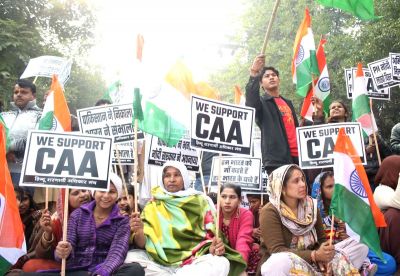 CAA : भाजपा व अन्य संगठनों ने​ निकाली समर्थन रैली, महिलाओं ने बड़ी संख्या में लिया हिस्सा