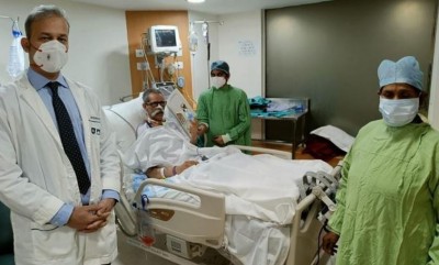 First double lung transplant done in North India, even after being corona positive, doctors won the battle.