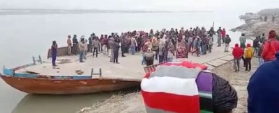 बिहार: दर्दनाक नाव हादसा, पानी में डूबे लोग-हुईं मौते