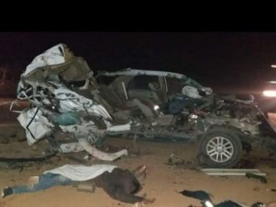 चूरू: ट्रक और कार में जबरदस्त भिड़ंत, 7 लोगों की मौके पर दर्दनाक मौत