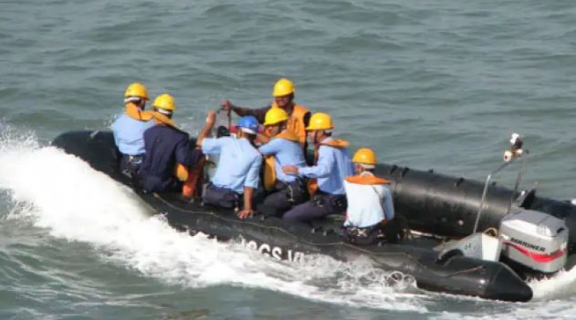 Indian Coast Guard rescued fishermen trapped for several days