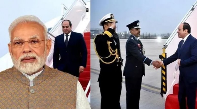 Egypt's President arrived to participate in Republic Day program, PM Modi said this...