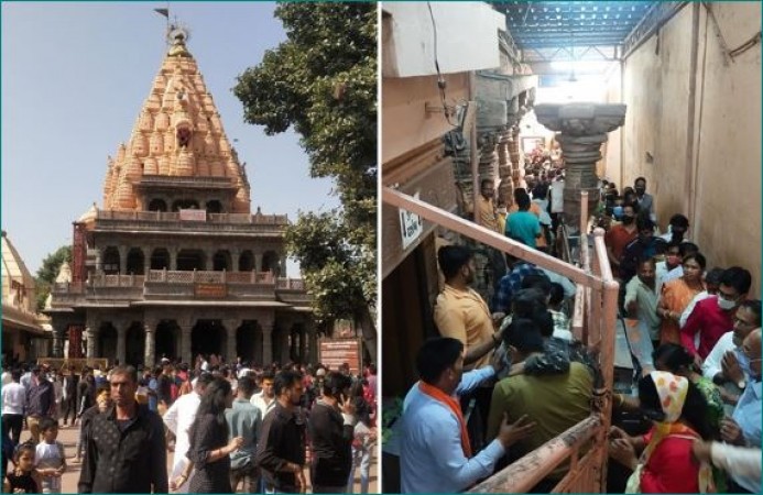 Thousands of devotees reach Ujjain-Omkareshwar on withdrawal of corona restrictions