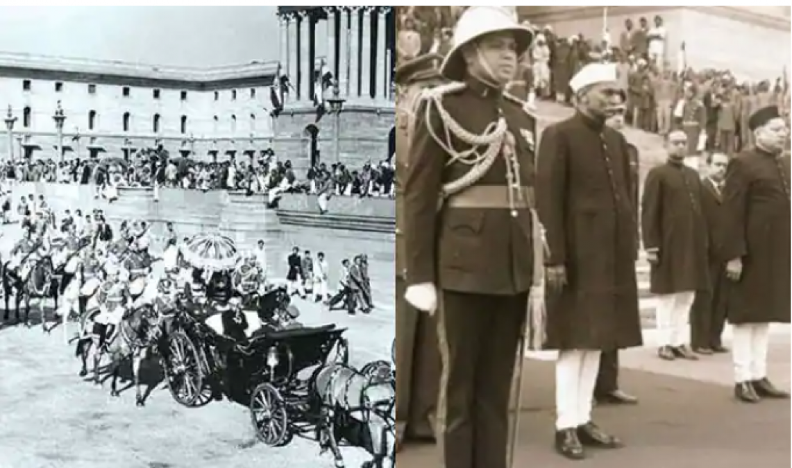 See the glimpses of first Republic Day parade took place in year 1950