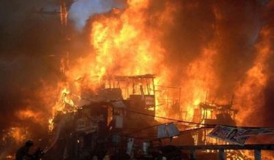 जौनपुर: BSNL गोदाम में भड़की भीषण आग, दो करोड़ का सामान जलकर ख़ाक