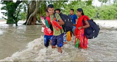 असम में बाढ़ का कहर, 16 लाख लोग प्रभावित, 34 लोगों ने गंवाई जान