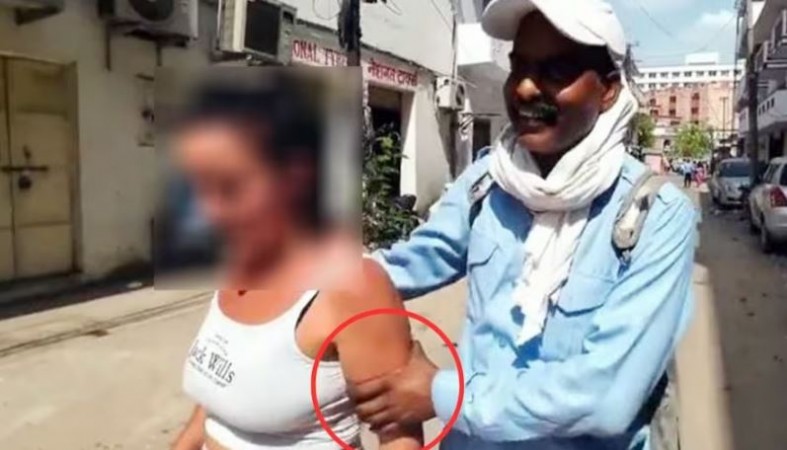 जयपुर में विदेशी महिला के साथ हुई छेड़छाड़, वायरल हुआ वीडियो