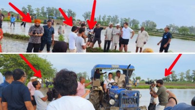 'किसान और 4 कैमरामैन के साथ खेत में राहुल गांधी..', कांग्रेस नेता की धान रोपाई को 'PR स्टंट' क्यों कह रहे लोग ?
