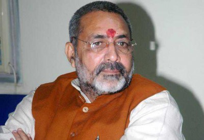 Giriraj Singh on population control says, 'We have barely two percent land left'