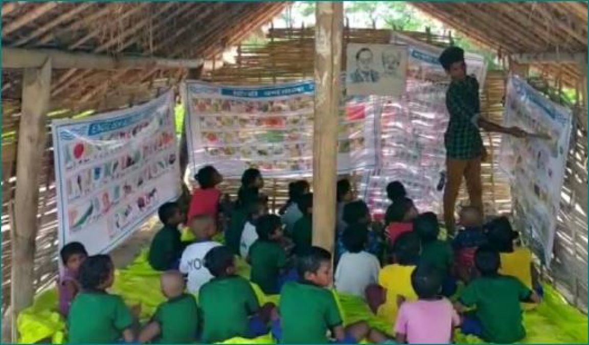 Law students helping tribals of Telangana, teaching them English, Mathematics and Telugu