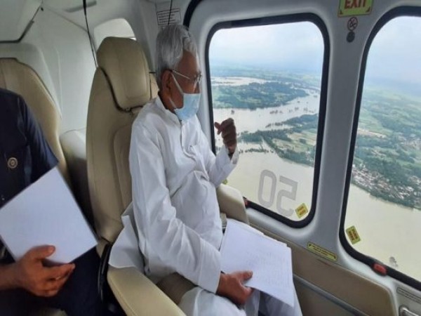 बिहार में बाढ़ का तांडव, सीएम नितीश ने किया प्रभावित जिलों का हवाई सर्वेक्षण