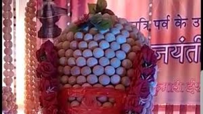 Ahmedabad: Shivling made from Pani Puri in Bapu Nagar, Watch video