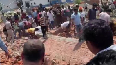 Under-construction building wall collapses in Delhi, 5 labourers died