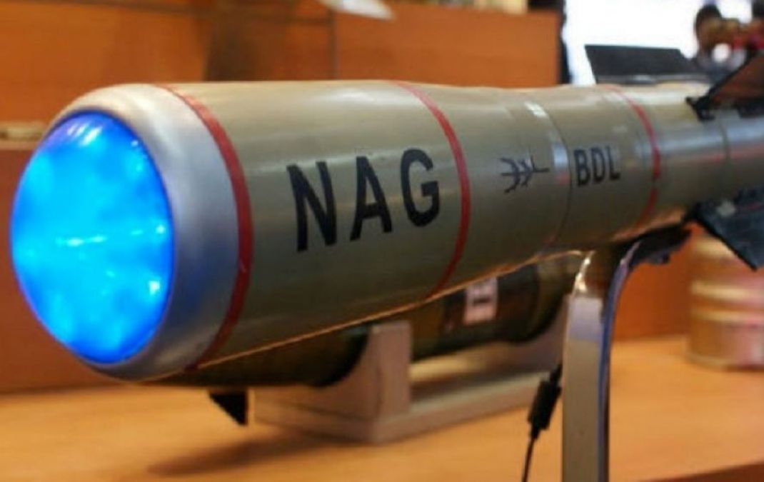 Indian Army successfully carries out trials of NAG missiles