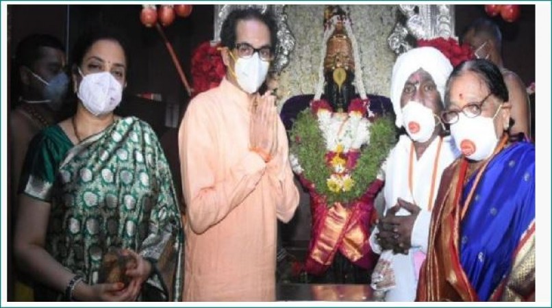CM Uddhav Thackeray worships Lord Vitthal with wife on Devshayani Ekadashi