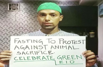 'Animal sacrifice to be stopped,' a Bengal Muslim is on 72-hour fast on 'Bakrid'