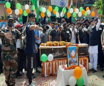 Dead body of a martyr in Laddakh reaches Uttarakhand after three days