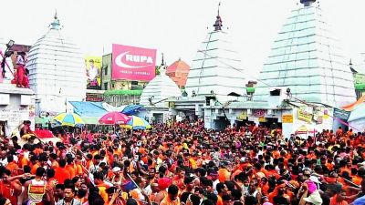 Devotees reached Deoghar to visit 'Lord Shiva' on the first Monday of Sawan
