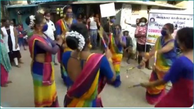 Transgender people spread awareness on COVID-19 by performing folk dance