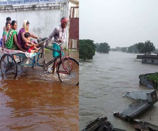 Flood wreaking havoc in Bihar, NH bridge connecting Delhi-Kathmandu damaged