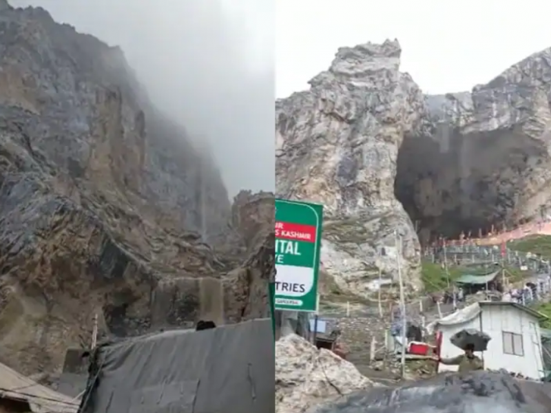 Flood after rains in Amarnath, hundreds of people rescued