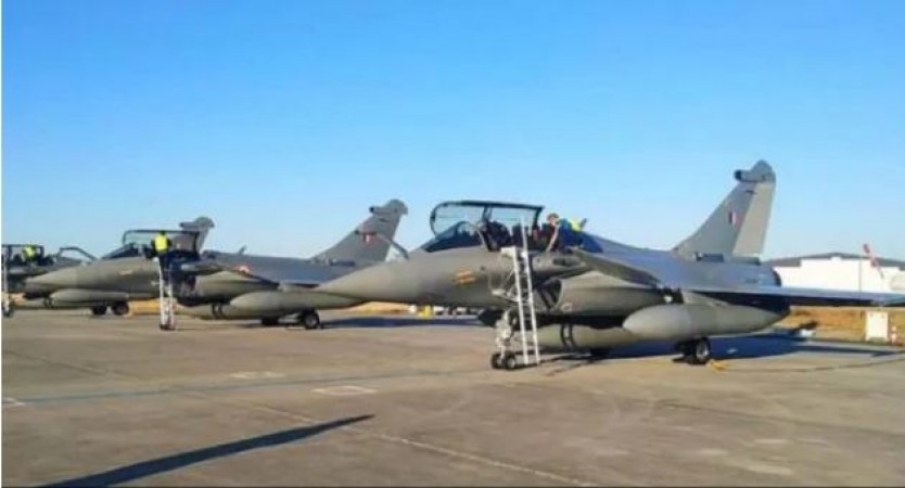 Security tighten at Ambala airforce due to Rafale jets