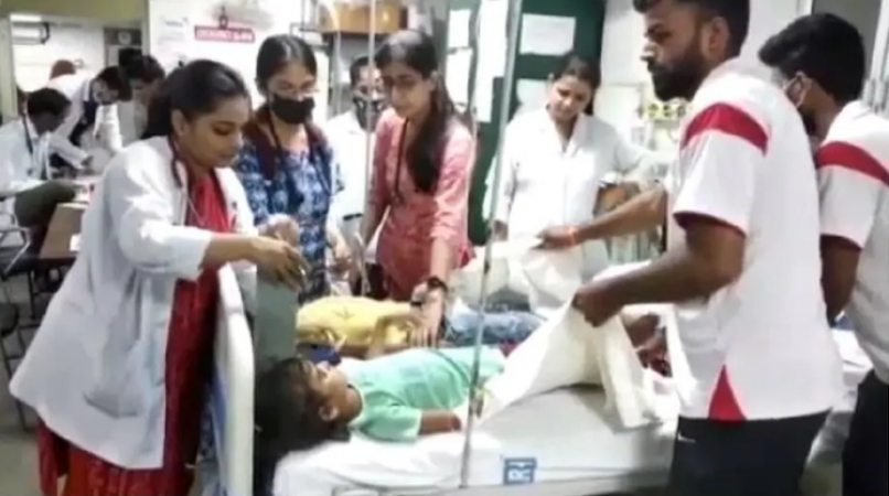 Eating cake on birthday cost heavily, all the children reached the hospital