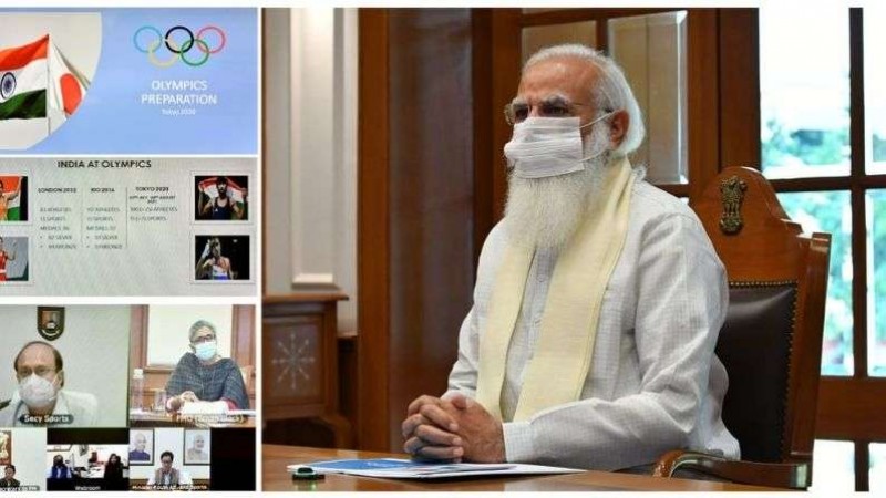 PM Modi held talks with sportspersons ahead of Tokyo Olympic, took stock of preparations
