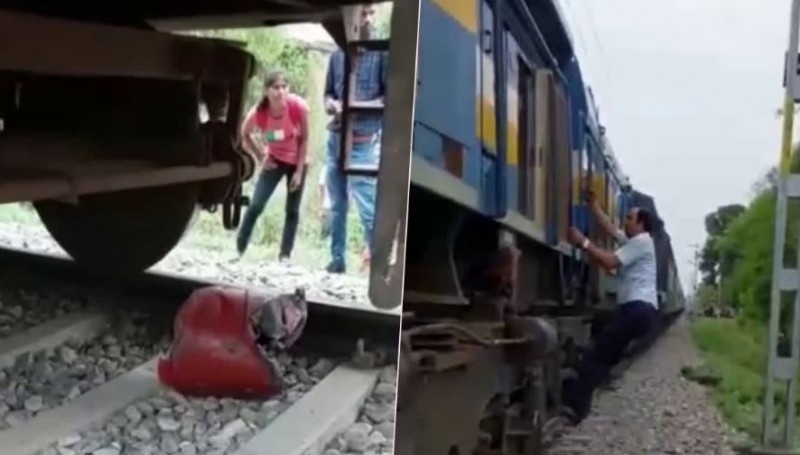 Man throws gas cylinder under train in Haldwani, police appeals not to share video