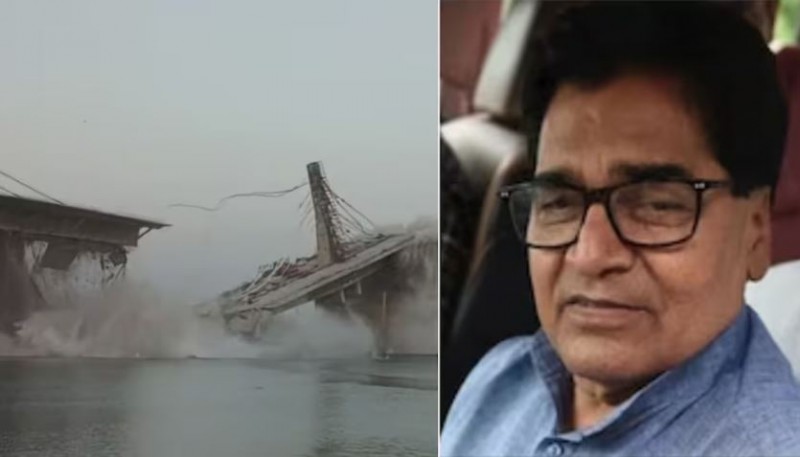 बिहार में पुल गिरने पर बोले सपा के नेता- 'गिर गया तो गिर गया...'