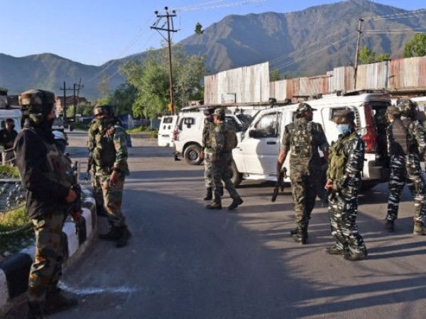 Jammu and Kashmir: Security forces cordon terrorists based on intelligence input, encounter continues