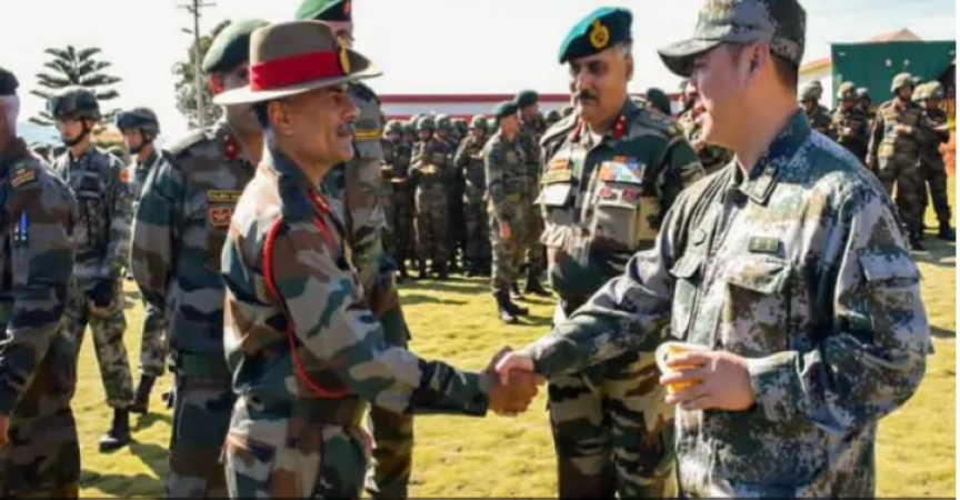 Sign of  reduction of tension on Indo-China border, army of both countries retreating in Ladakh