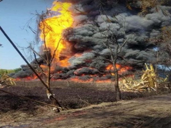 असम के तेल कुँए में गैस रिसाव से फिर भड़की आग, इलाके में दहशत