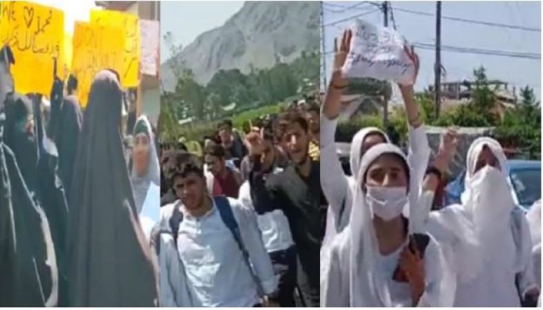 Muslim women of Kashmir asking for Nupur Sharma's 'head'