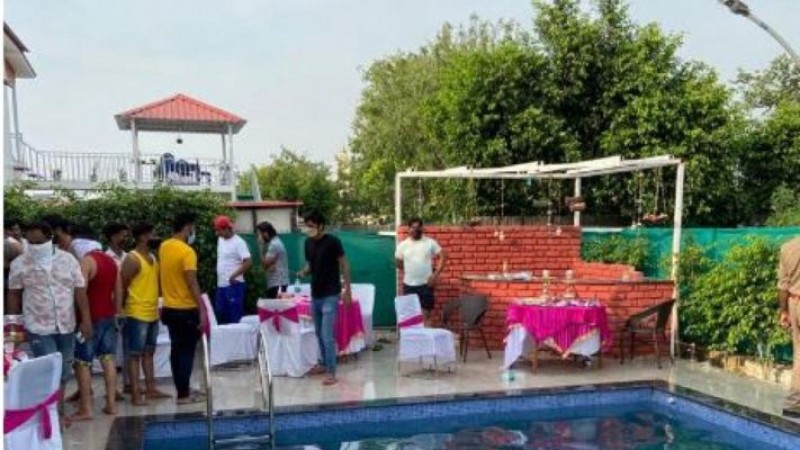 UP: 60 youths arrested for pool party in lockdown