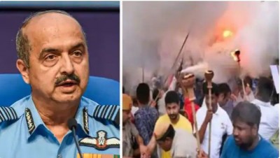 Air Force Chief's warning to the youth who are rioting against Agneepath